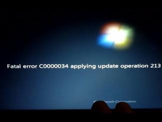 fatal error c0000034 fatal error c0000034
